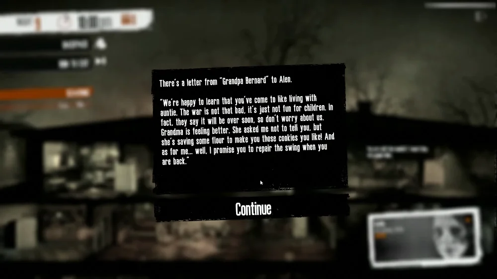 This War of Mine - Letter