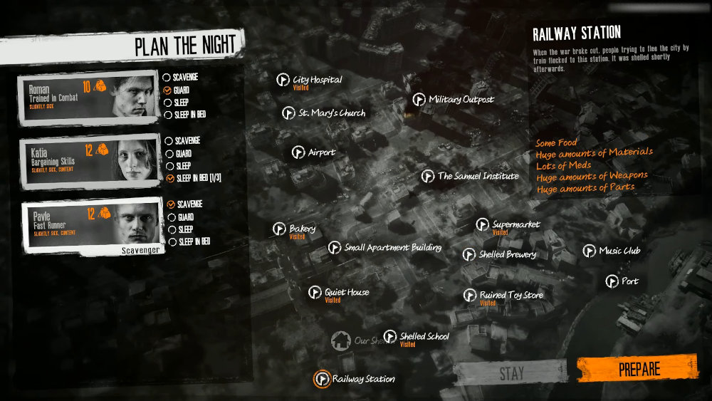 This War of Mine - Map