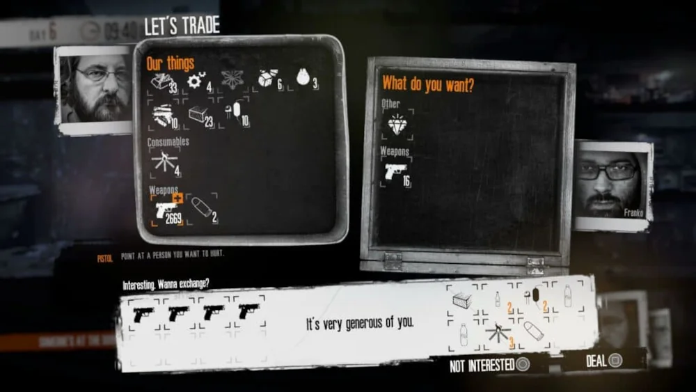 This War of Mine - Trade
