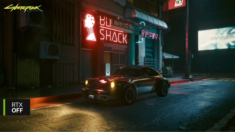 Cyberpunnk 2077 - Porsche - RTX OFF